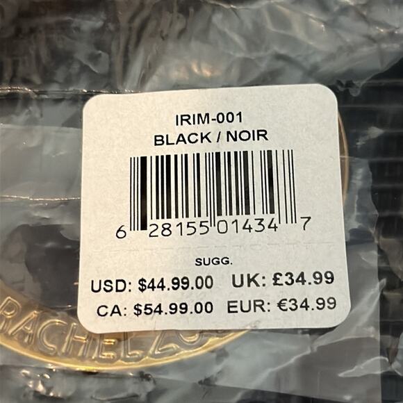 Rachel Zoe IRIM Black Crossbody Bag with Gold Ring Accent NWT - Picture 6 of 14